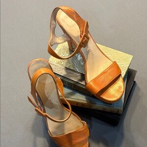 Elegant Orange Sandals by